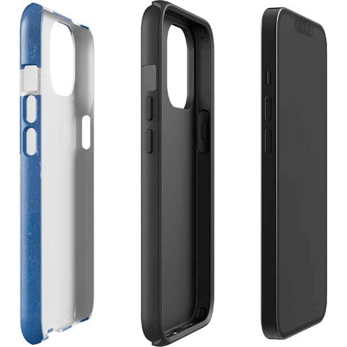 Greece Flag Distressed iPhone 14 Plus Impact Case